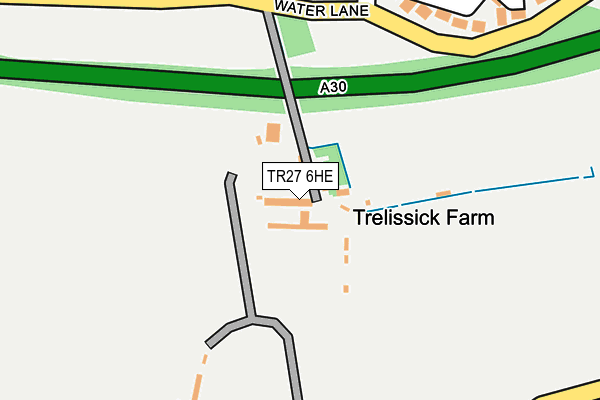 TR27 6HE map - OS OpenMap – Local (Ordnance Survey)
