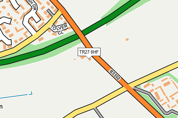 TR27 6HF map - OS OpenMap – Local (Ordnance Survey)