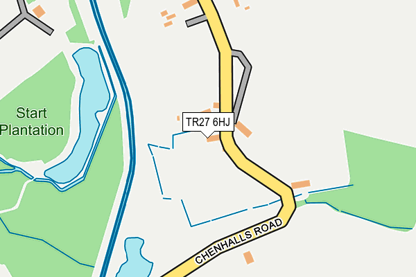 TR27 6HJ map - OS OpenMap – Local (Ordnance Survey)
