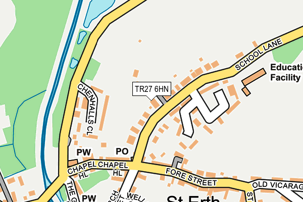 TR27 6HN map - OS OpenMap – Local (Ordnance Survey)