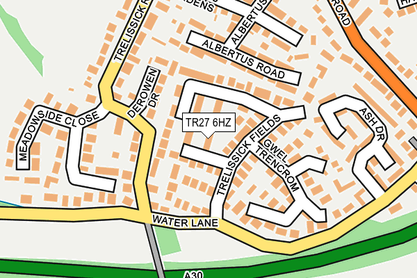 TR27 6HZ map - OS OpenMap – Local (Ordnance Survey)
