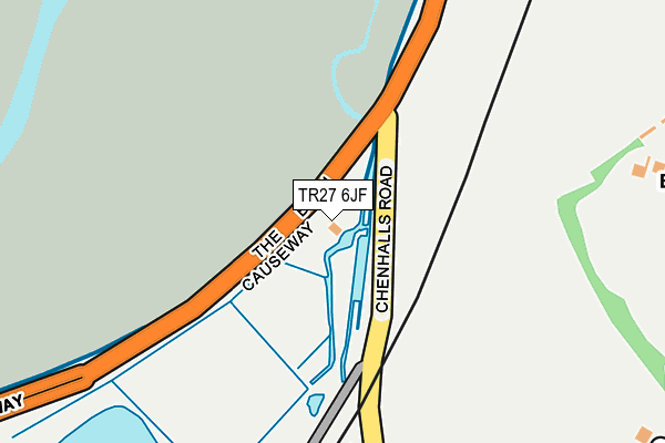 TR27 6JF map - OS OpenMap – Local (Ordnance Survey)