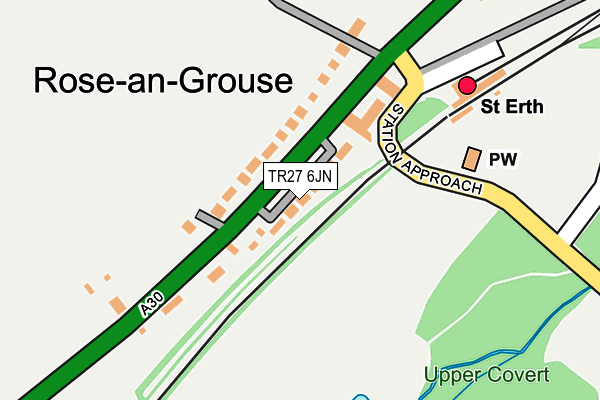 TR27 6JN map - OS OpenMap – Local (Ordnance Survey)