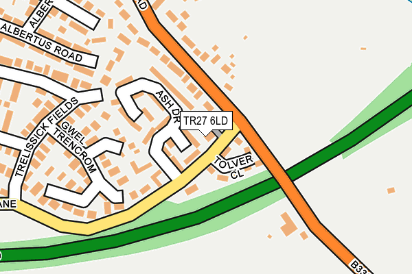 TR27 6LD map - OS OpenMap – Local (Ordnance Survey)
