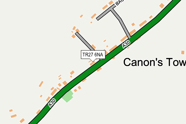 TR27 6NA map - OS OpenMap – Local (Ordnance Survey)