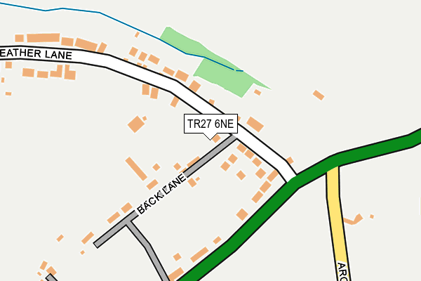 TR27 6NE map - OS OpenMap – Local (Ordnance Survey)