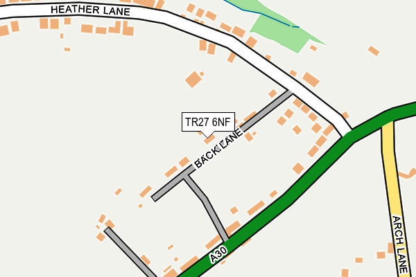 TR27 6NF map - OS OpenMap – Local (Ordnance Survey)