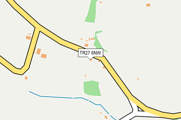 TR27 6NW map - OS OpenMap – Local (Ordnance Survey)