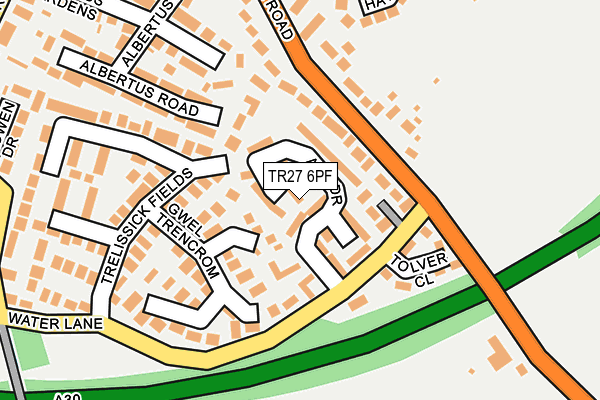 TR27 6PF map - OS OpenMap – Local (Ordnance Survey)