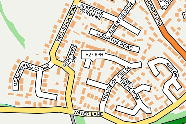 TR27 6PH map - OS OpenMap – Local (Ordnance Survey)