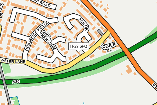 TR27 6PQ map - OS OpenMap – Local (Ordnance Survey)