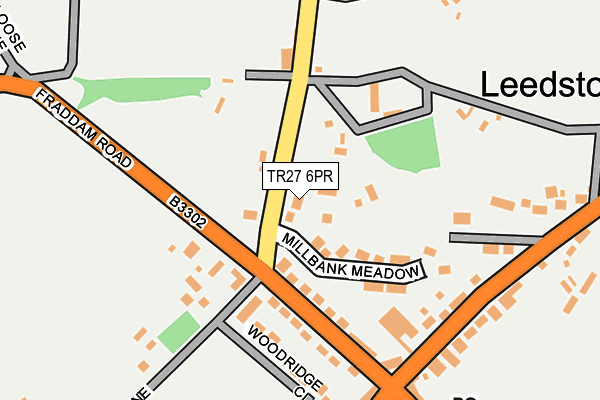 TR27 6PR map - OS OpenMap – Local (Ordnance Survey)