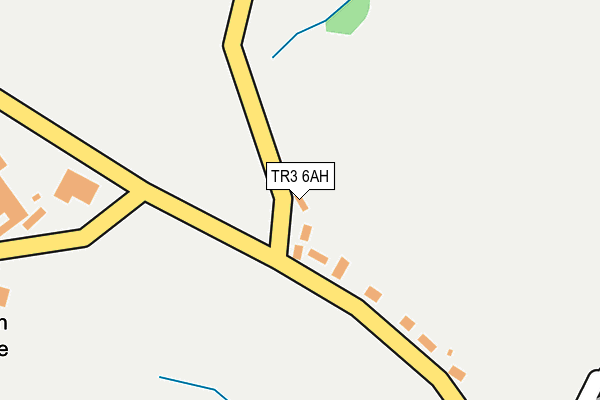 TR3 6AH map - OS OpenMap – Local (Ordnance Survey)