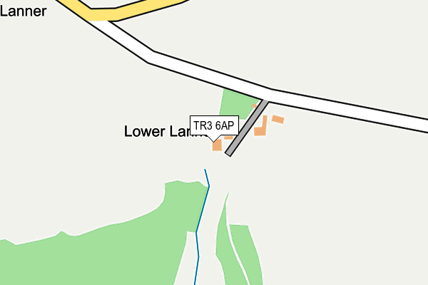 TR3 6AP map - OS OpenMap – Local (Ordnance Survey)