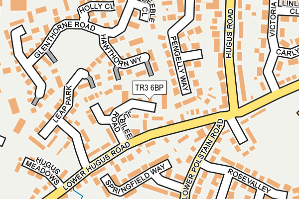 TR3 6BP map - OS OpenMap – Local (Ordnance Survey)