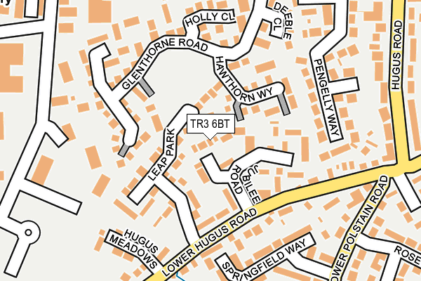 TR3 6BT map - OS OpenMap – Local (Ordnance Survey)