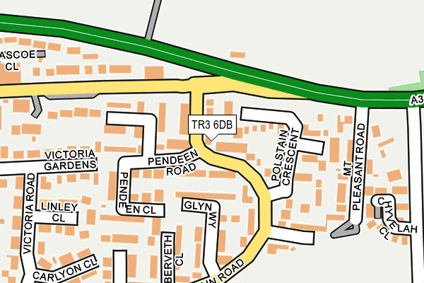 TR3 6DB map - OS OpenMap – Local (Ordnance Survey)