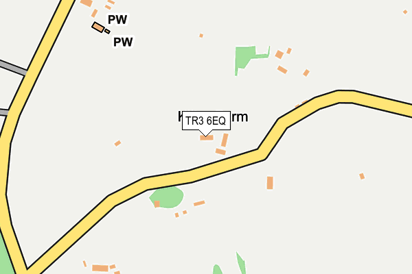 TR3 6EQ map - OS OpenMap – Local (Ordnance Survey)