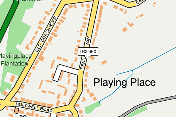 TR3 6EX map - OS OpenMap – Local (Ordnance Survey)