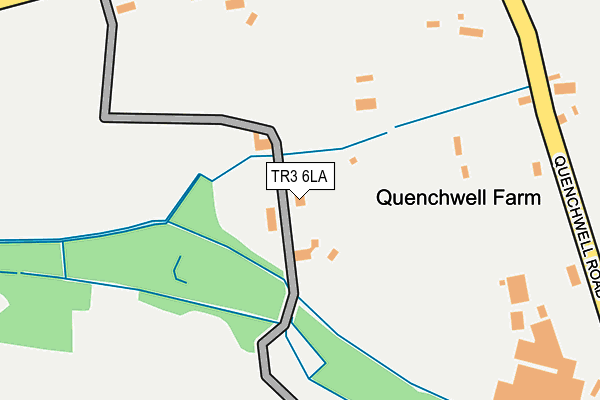 TR3 6LA map - OS OpenMap – Local (Ordnance Survey)