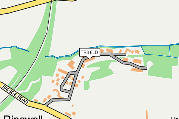 TR3 6LD map - OS OpenMap – Local (Ordnance Survey)