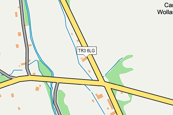 TR3 6LG map - OS OpenMap – Local (Ordnance Survey)