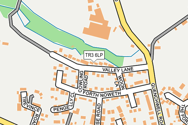 TR3 6LP map - OS OpenMap – Local (Ordnance Survey)