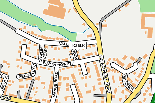 TR3 6LR map - OS OpenMap – Local (Ordnance Survey)