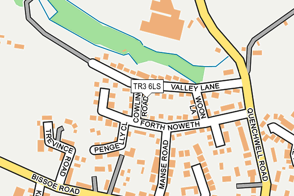 TR3 6LS map - OS OpenMap – Local (Ordnance Survey)