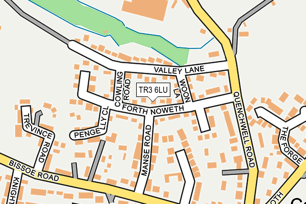 TR3 6LU map - OS OpenMap – Local (Ordnance Survey)