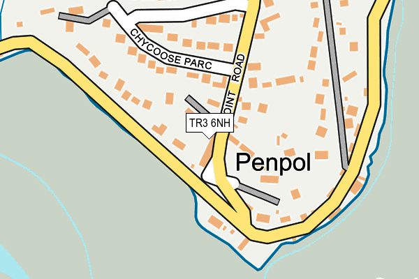 TR3 6NH map - OS OpenMap – Local (Ordnance Survey)