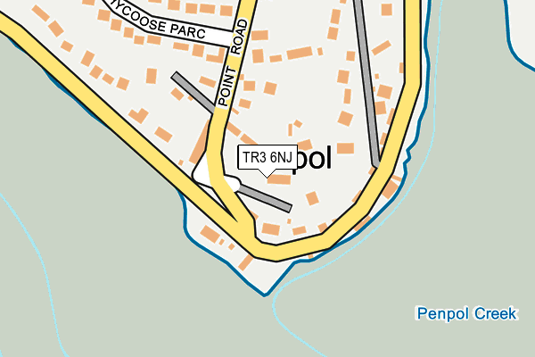 TR3 6NJ map - OS OpenMap – Local (Ordnance Survey)