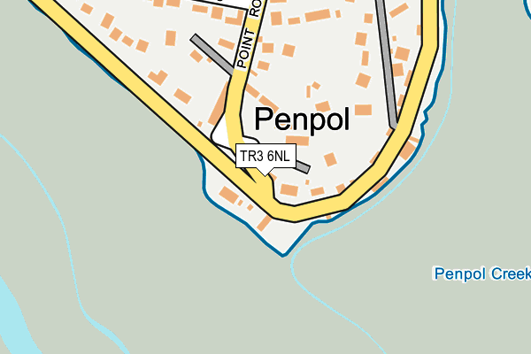 TR3 6NL map - OS OpenMap – Local (Ordnance Survey)