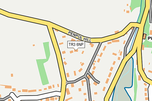 TR3 6NP map - OS OpenMap – Local (Ordnance Survey)