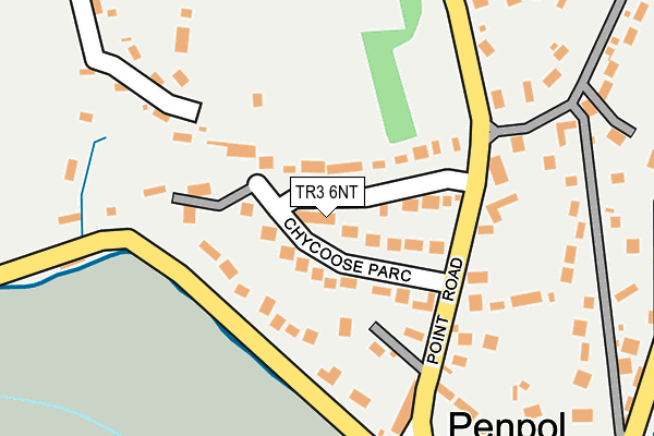 TR3 6NT map - OS OpenMap – Local (Ordnance Survey)