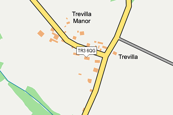 TR3 6QG map - OS OpenMap – Local (Ordnance Survey)