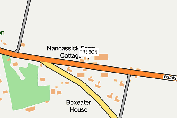 TR3 6QN map - OS OpenMap – Local (Ordnance Survey)