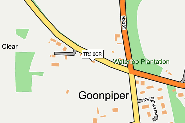 TR3 6QR map - OS OpenMap – Local (Ordnance Survey)