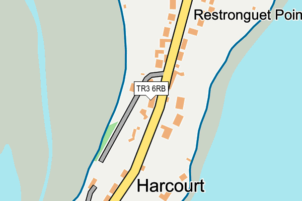 TR3 6RB map - OS OpenMap – Local (Ordnance Survey)