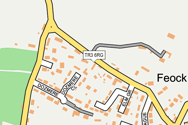 TR3 6RG map - OS OpenMap – Local (Ordnance Survey)