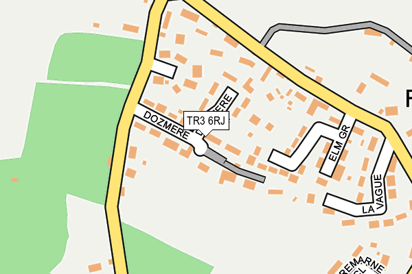 TR3 6RJ map - OS OpenMap – Local (Ordnance Survey)