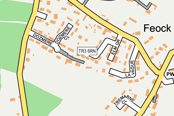 TR3 6RN map - OS OpenMap – Local (Ordnance Survey)