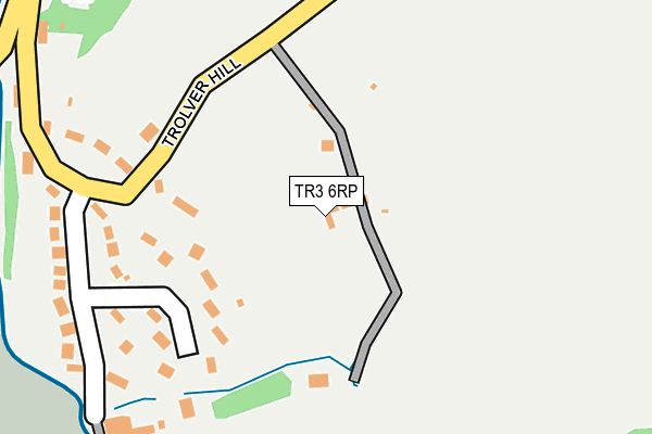 TR3 6RP map - OS OpenMap – Local (Ordnance Survey)