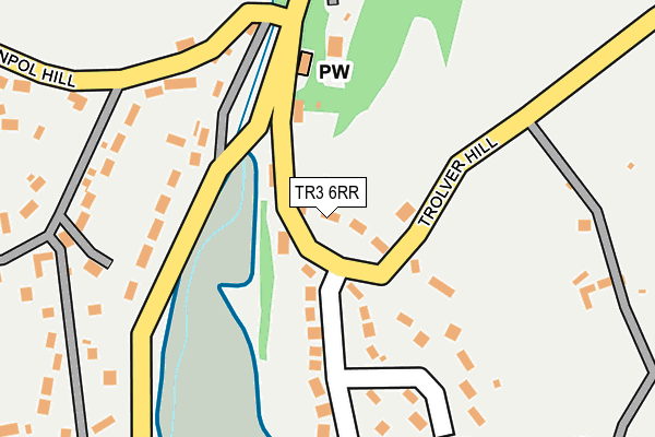 TR3 6RR map - OS OpenMap – Local (Ordnance Survey)
