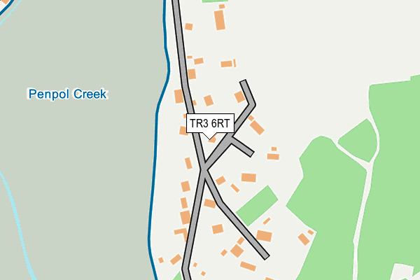 TR3 6RT map - OS OpenMap – Local (Ordnance Survey)