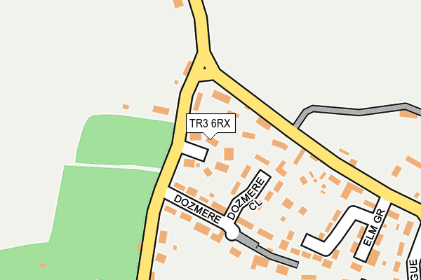TR3 6RX map - OS OpenMap – Local (Ordnance Survey)