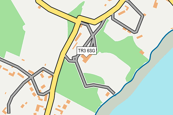 TR3 6SG map - OS OpenMap – Local (Ordnance Survey)