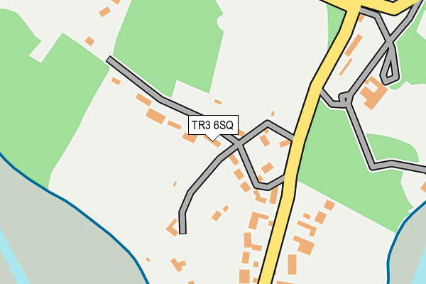TR3 6SQ map - OS OpenMap – Local (Ordnance Survey)