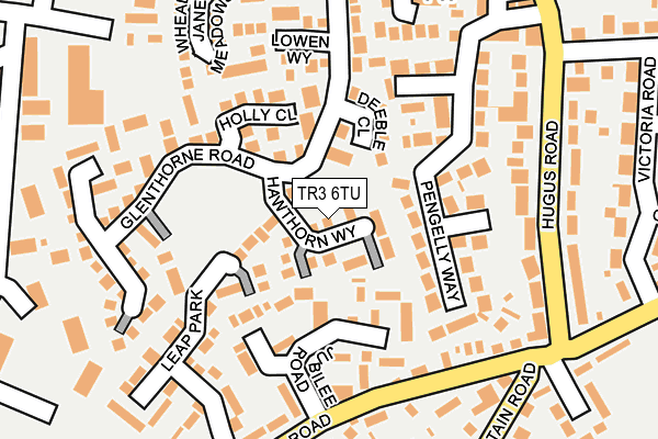 TR3 6TU map - OS OpenMap – Local (Ordnance Survey)