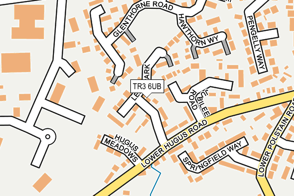 TR3 6UB map - OS OpenMap – Local (Ordnance Survey)